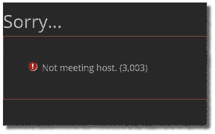 Image result for Error Zoom Host License
