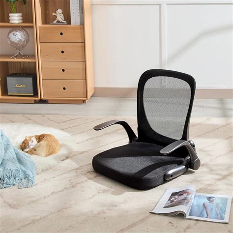 Amazon.com: iMenting Floor Chair with Back Support, Ergonomic Floor ...