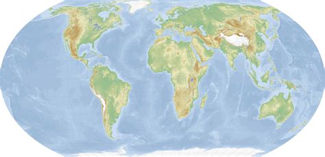 World Physical Geography Map 的图像结果