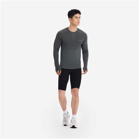 KIPRUN Run 500 Men's Long-Sleeved Running T-Shirt - Light Khaki