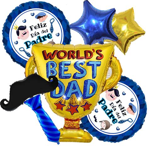 Buy Feliz Dia Del Padre Globos, Spanish hers Day Balloons Decorations ...