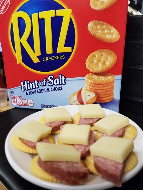 Hint of Salt Ritz Crackers - Great Low Sodium Crackers - Hacking Salt