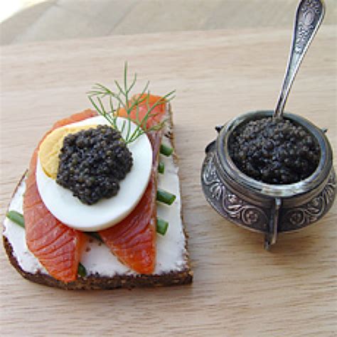 black caviar recipes