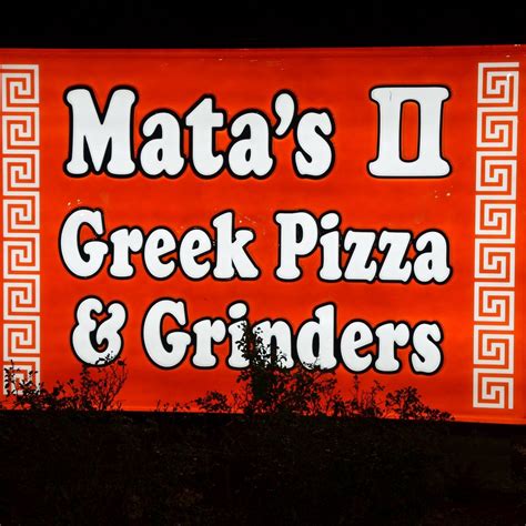 MATA'S GREEK PIZZA AND GRINDERS, Anniston - Menu, Prices & Restaurant ...