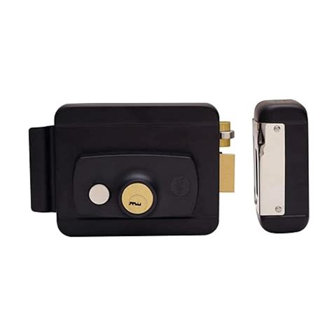 Yale Electric Rim Lock Matt Black Finish : Amazon.in: Home Improvement