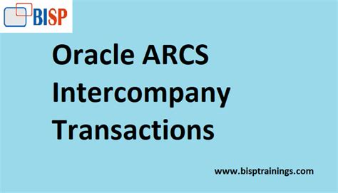 Oracle ARCS Intercompany Transactions Matching - Career Counseling ...