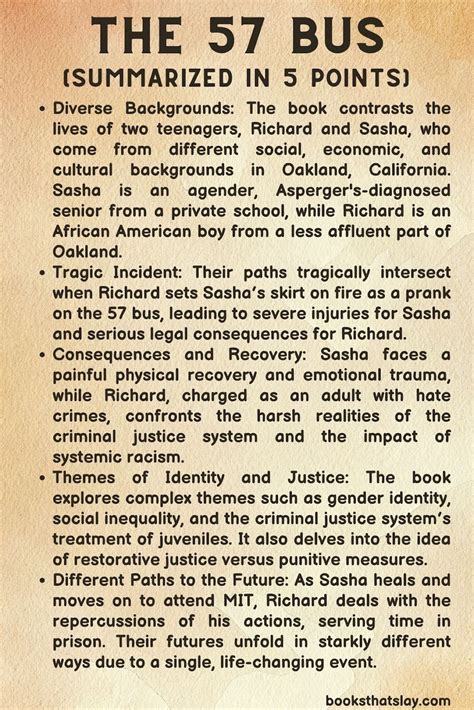 The 57 Bus Summary, Characters and Themes