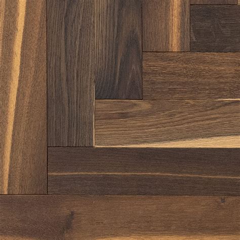 Tundra Herringbone Smoked Oak Brushed & Oiled Rustic Smoked Oak