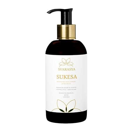 Buy Svarasya Sukesa Natural Moroccan Argan Oil & Biotin Hair Fall ...