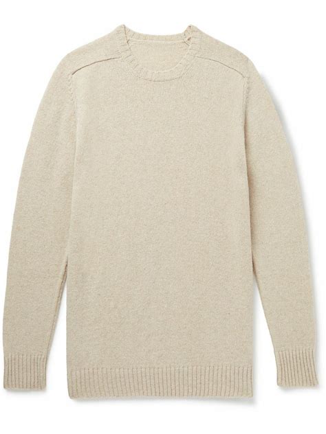 Anderson & Sheppard - Shetland Wool Sweater - Neutrals Anderson & Sheppard