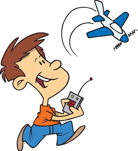 Download Remote Control Plane Cartoon Clipart (#1776039) - PinClipart