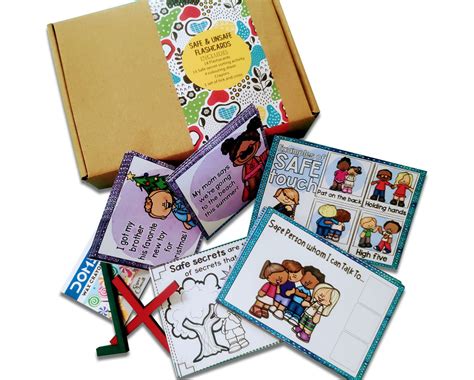 Safe and unsafe touch flashcards – Tinycubs