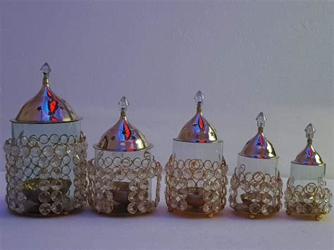 Dynamic design crystal glass Akhand deep - Punam Metalcrafts