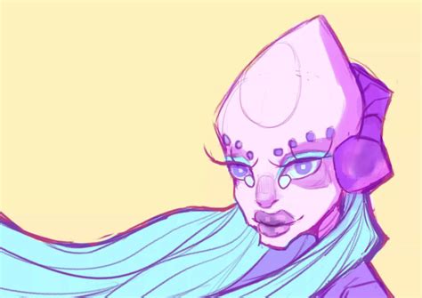 alien sketch wavy hair by lumithealien on DeviantArt