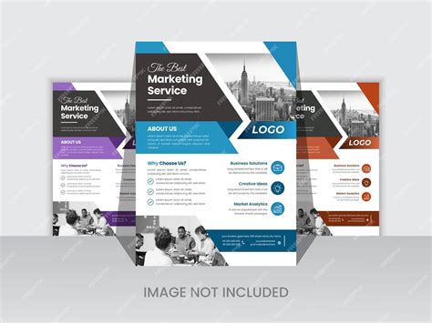 Premium Vector | Professional business flyer template in a4 size modern ...