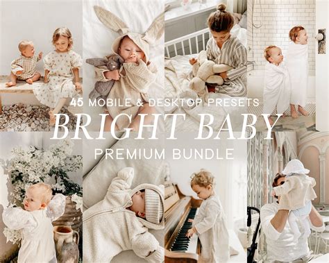 44 Baby Blogger Mobile Lightroom Presets, Warm Kids Presets, Lightroom ...