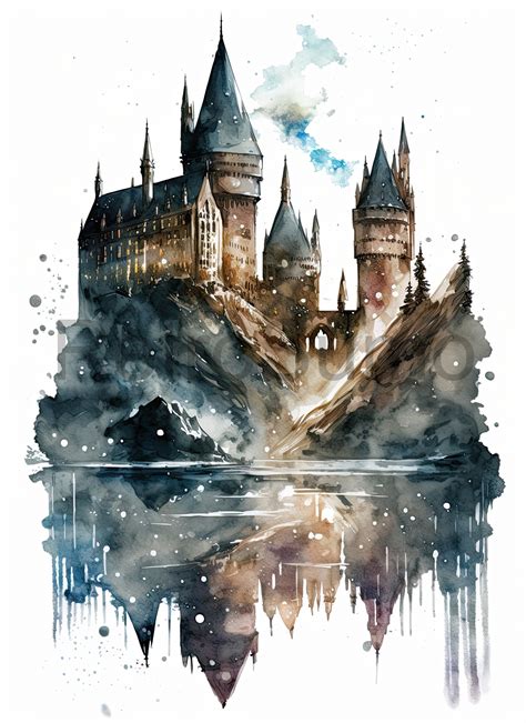 Harry Potter Wall Art Hogwarts Wall Decor Harry Potter Poster Hogwarts ...