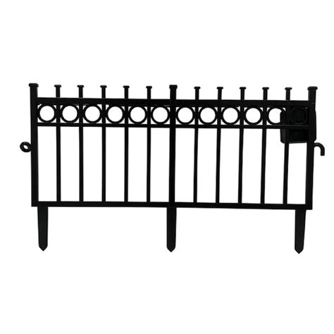 Style Selections 1.96-ft x 11.8-in Black Plastic Landscape Edging ...