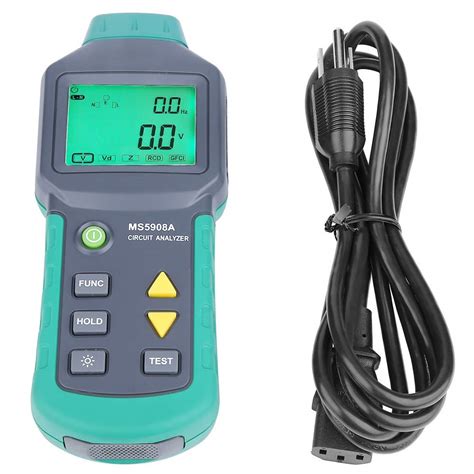 Circuit Analyzer Ac100 240v Rms Circuit Analyzer Tester Ms5908a Lcd ...