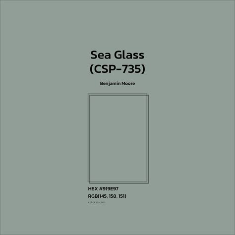 Color Sea Glass Green