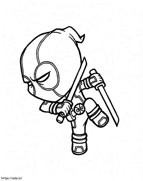 Lego Deadpool Coloring Pages