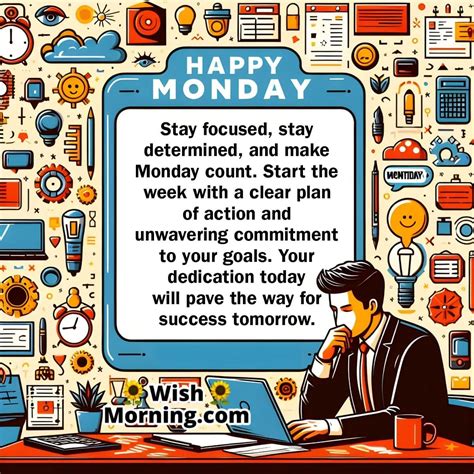 Happy Monday Motivational Messages to Kickstart the Week - Wish Morning