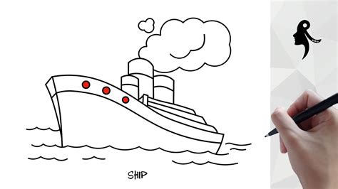 How To Draw A Ship Easy Step By Step at Matthew Fisken blog