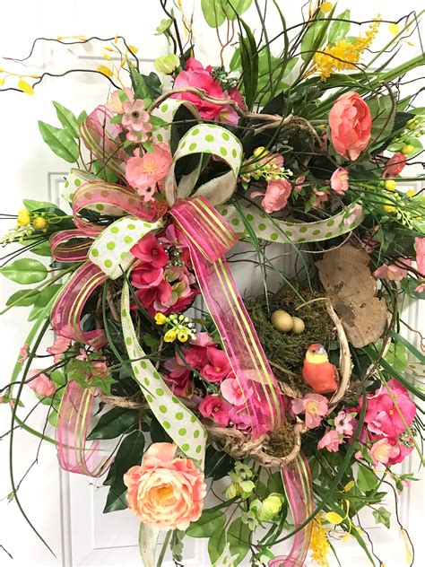 Handmade Door Wreaths For Spring at Donald Pepper blog