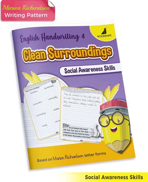 English Writing Practice For 6 To 10 Years Kids | Marion Font - Clean ...