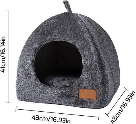 KSIEE Cozy Pet Bed Warm Cave Nest Sleeping Bed Cat Houses India | Ubuy