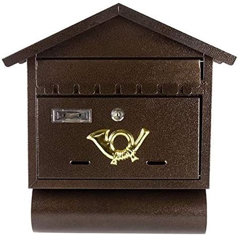 Buy NC Wall Lockable Mailbox Wall- Letterboxes Lockable Galvanized ...