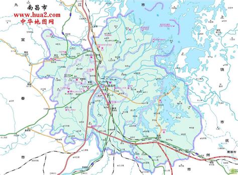 南昌市行政区划图-最新南昌市行政区划图下载-江西地图网