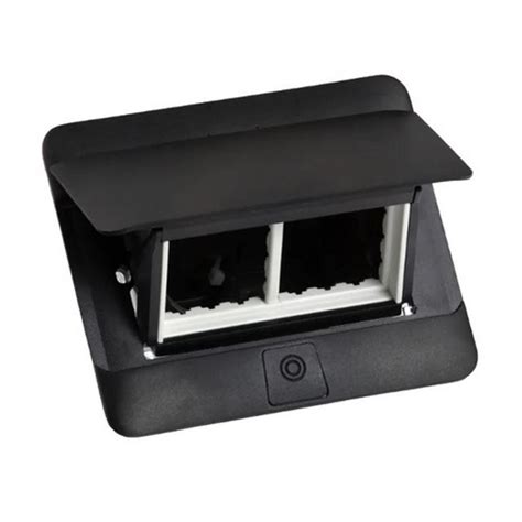 Legrand Arteor Matt Black 4 modules Pop up type flush mounting boxes ...