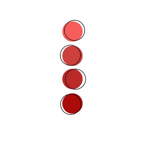 Red Aesthetic Circles