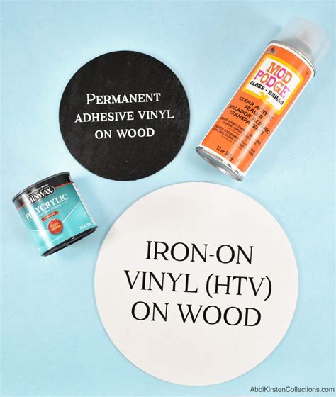 The Ultimate Guide To Vinyl On Wood: HTV vs. Permanent Vinyl | Wood ...