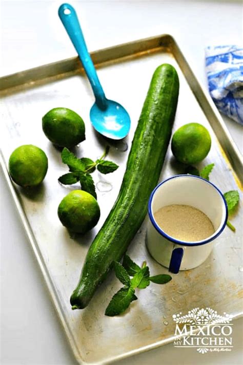 Cucumber Lime Agua Fresca | Mexican Drinks, Quick and Easy.