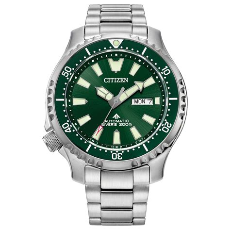 Citizen Men's Eco-Drive Promaster Dive Fugu Automatic Stainless Steel ...