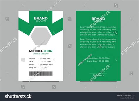 Employee Card Design 的图像结果