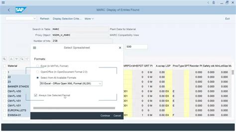 SAP How To Export To Excel Spreadsheet?
