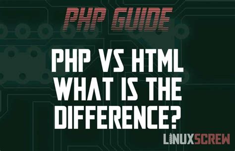 Image result for Difference Between HTML and PHP