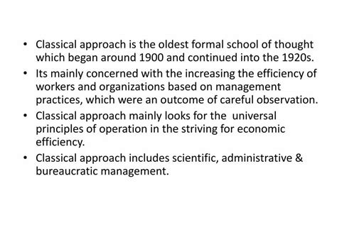 Classical Management Approach Definition 的图像结果
