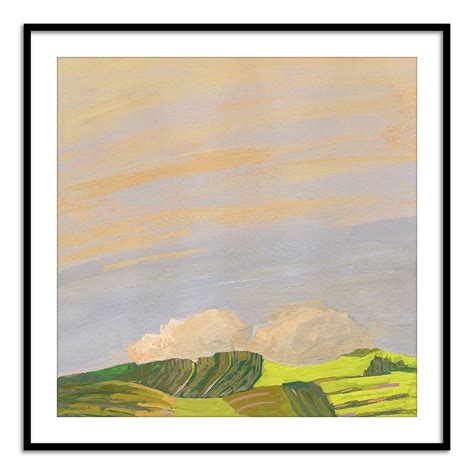 Buy Hills And Clouds Art Print - Home Artisan