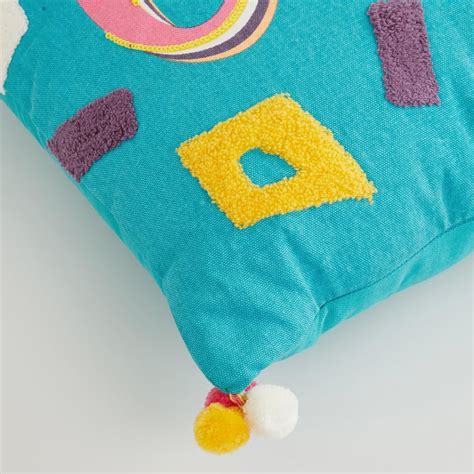 Buy Glance Filled Cushion - 40x40cm from Home Centre at just INR 899.0