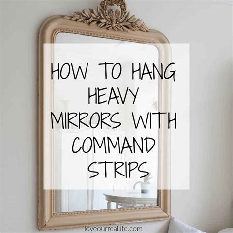 How to Hang a Heavy Mirror Without Nails: Easy and Damage-Free - MirrorTopics