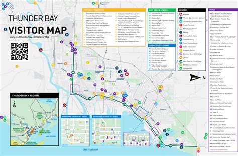 Thunder Bay Tourist Attractions Map - Ontheworldmap.com