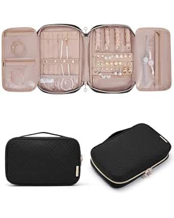 BAGSMART Jewelry Organizer Bag Travel Jewelry Storage Cases for ...