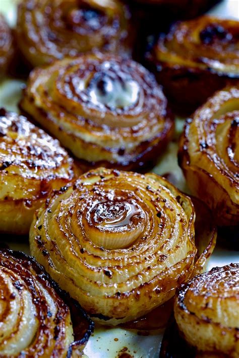 Roasted Onions done in a muffin pan have lightly charred, crispy edges and a sublime buttery so ...