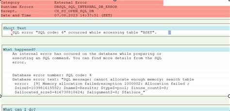 Image result for SQL Code Error