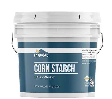 Amazon.com : Earthborn Elements Corn Starch (1 Gallon), Thickener For ...