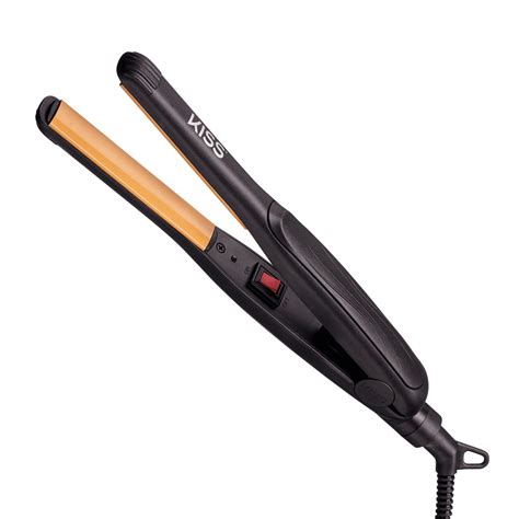 KISS Red Professional .5" Tourmaline Ceramic Flat Iron Hair ...